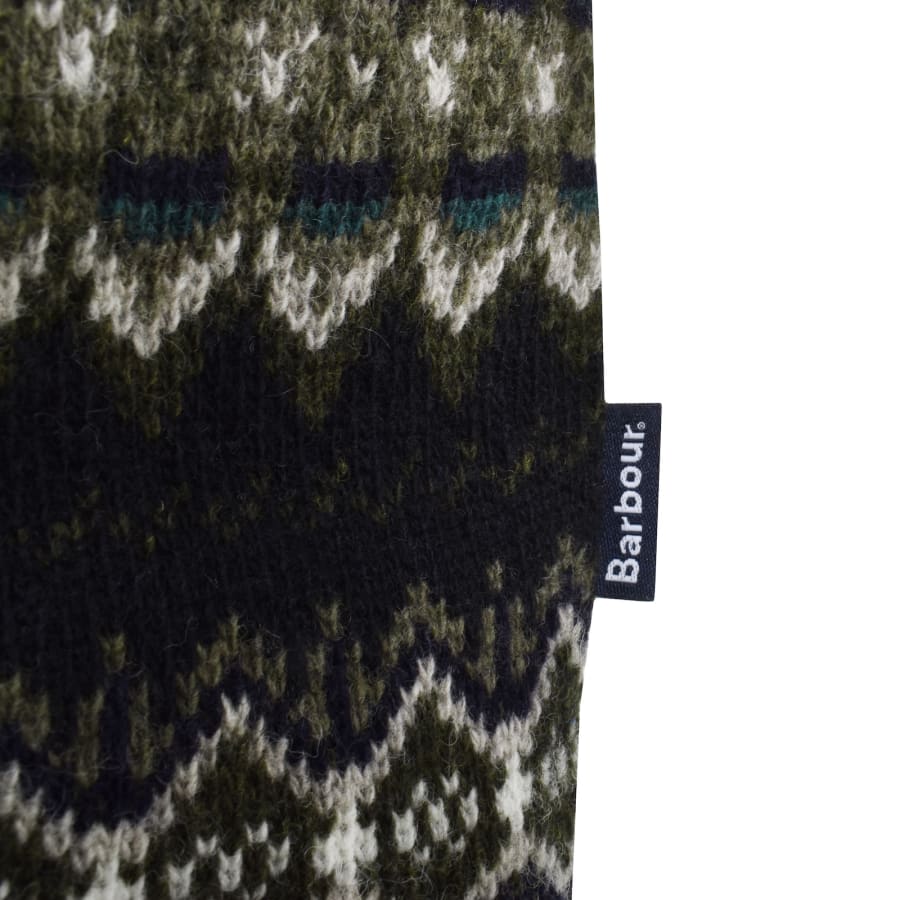 Barbour Case Fairisle Knit Jumper Black